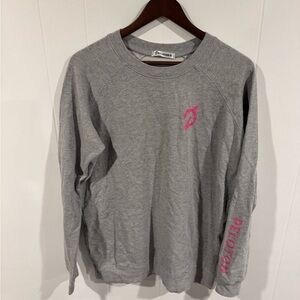 Peloton Crewneck Sweatshirt Grey Size Medium Limitless